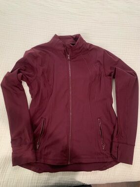 90 Degree By Reflex Women's Plum Full-Zip Utility Jacket
